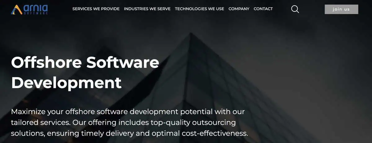 arnia webpage