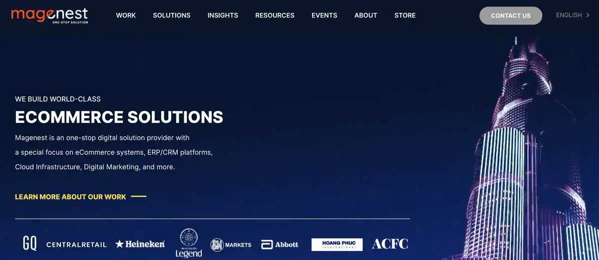 magenest webpage