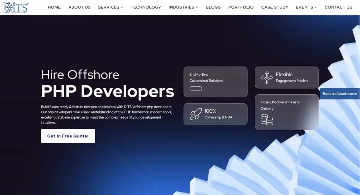 Ditstek Innovations website
