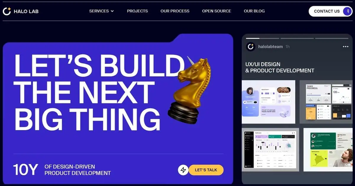 Halo Lab Webpage