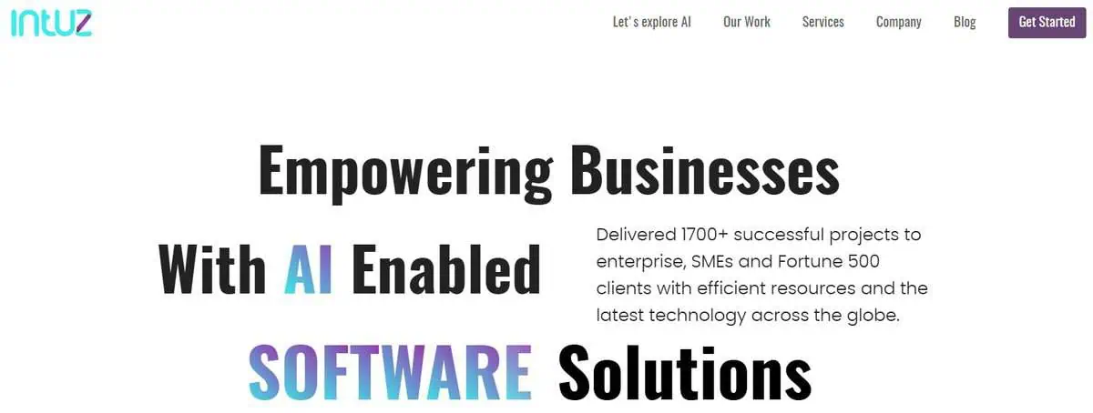 Intuz Webpage