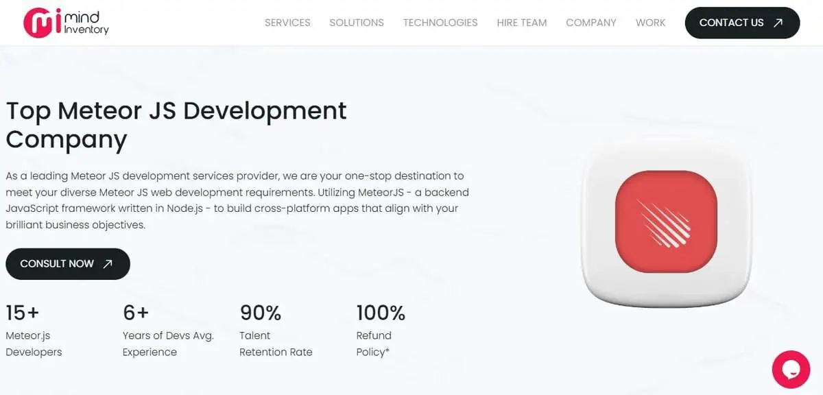 MindInventory website