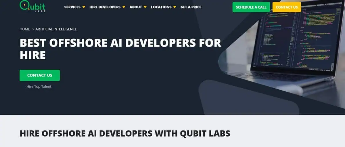 Qubit Labs webpage