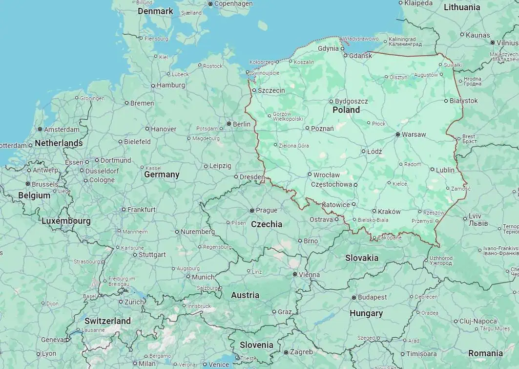 Poland Map