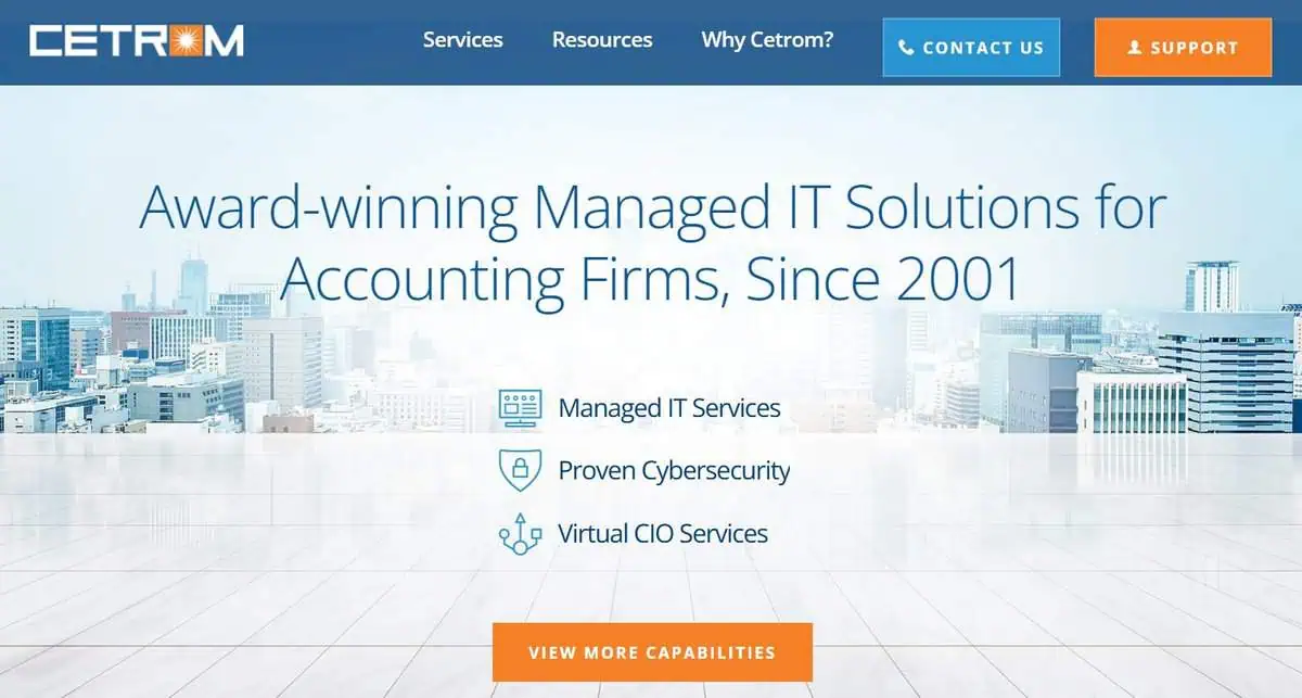 Cetrom webpage