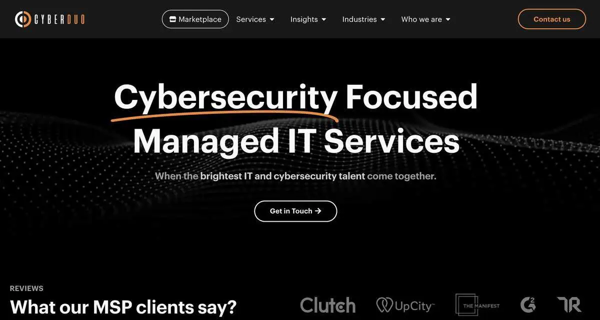 CyberDuo webpage