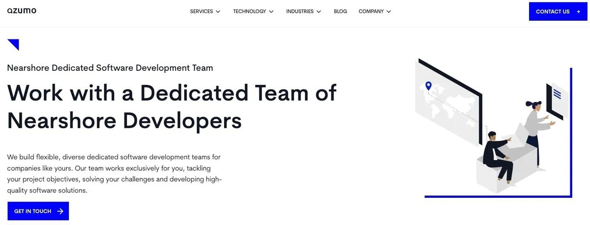 Azumo website