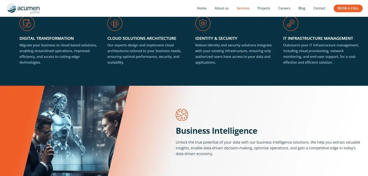 Acumen website