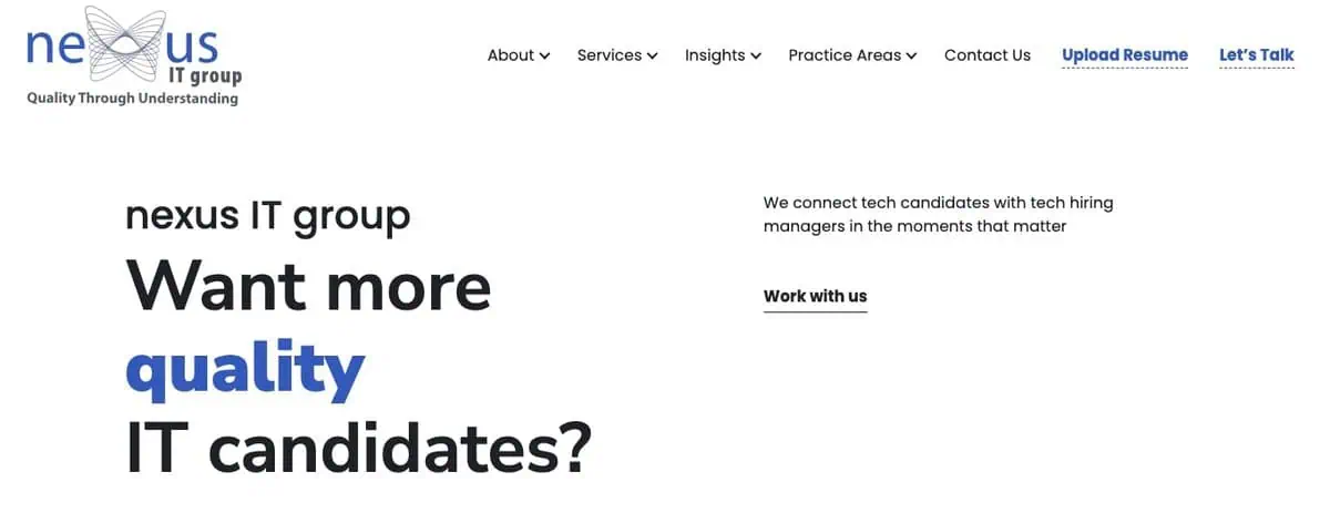 Nexus website