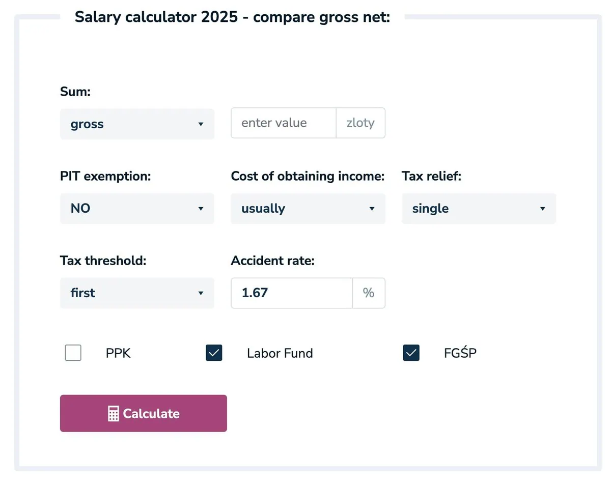 Poradnik calculator