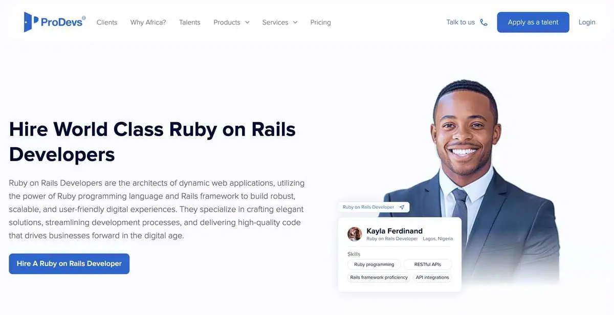 ProDevs Webpage