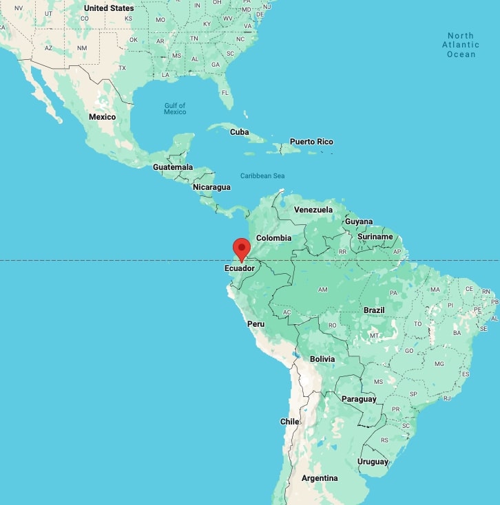 Ecuador map testimonial