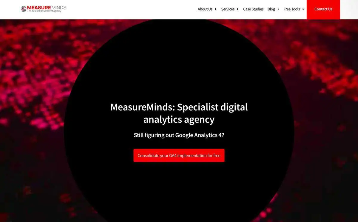 MeasureMinds Webpage