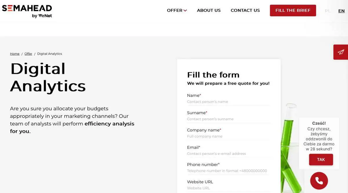 SemaHead Webpage