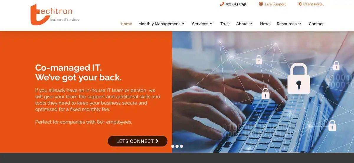 Techtron website