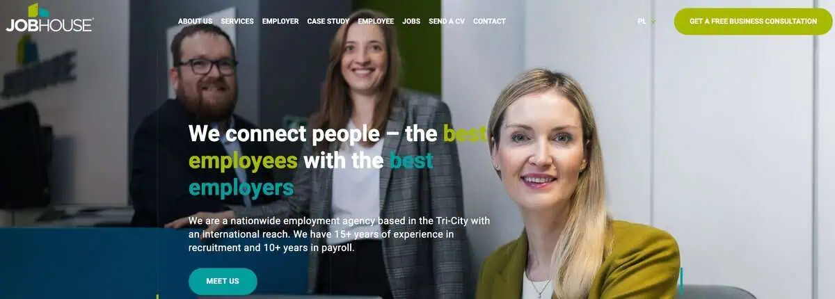 Job House website