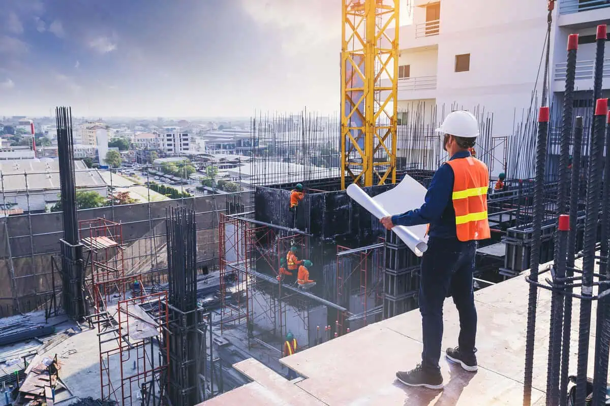 Architect working
