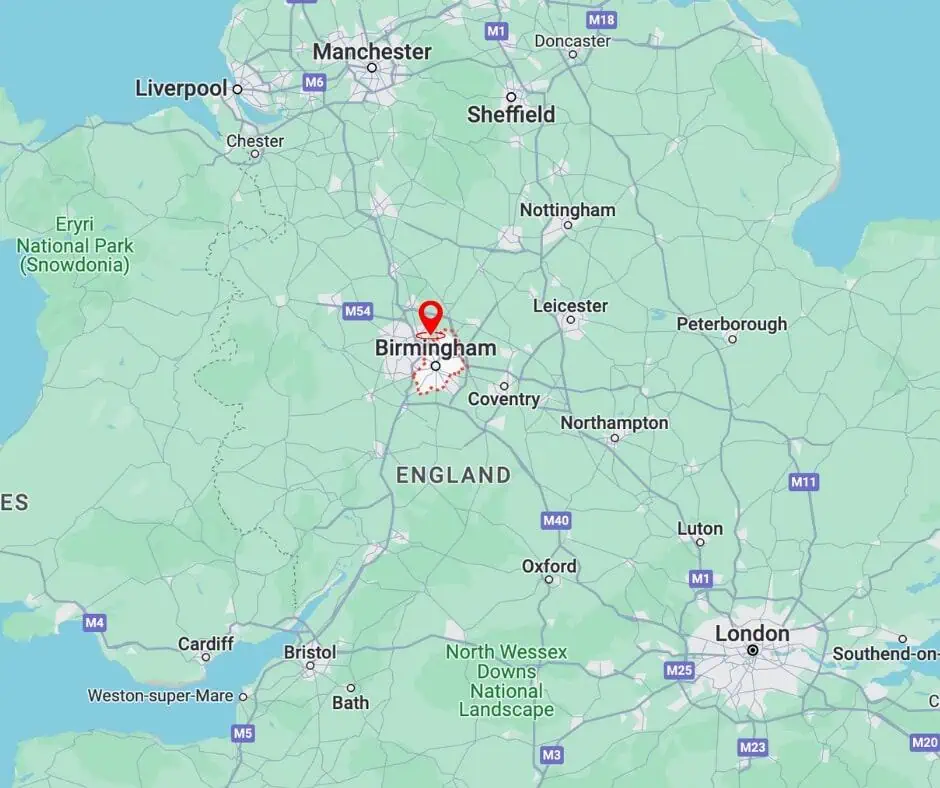 Birmingham Map
