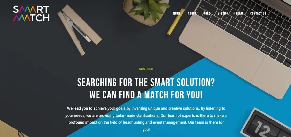 Smart Match Webpage