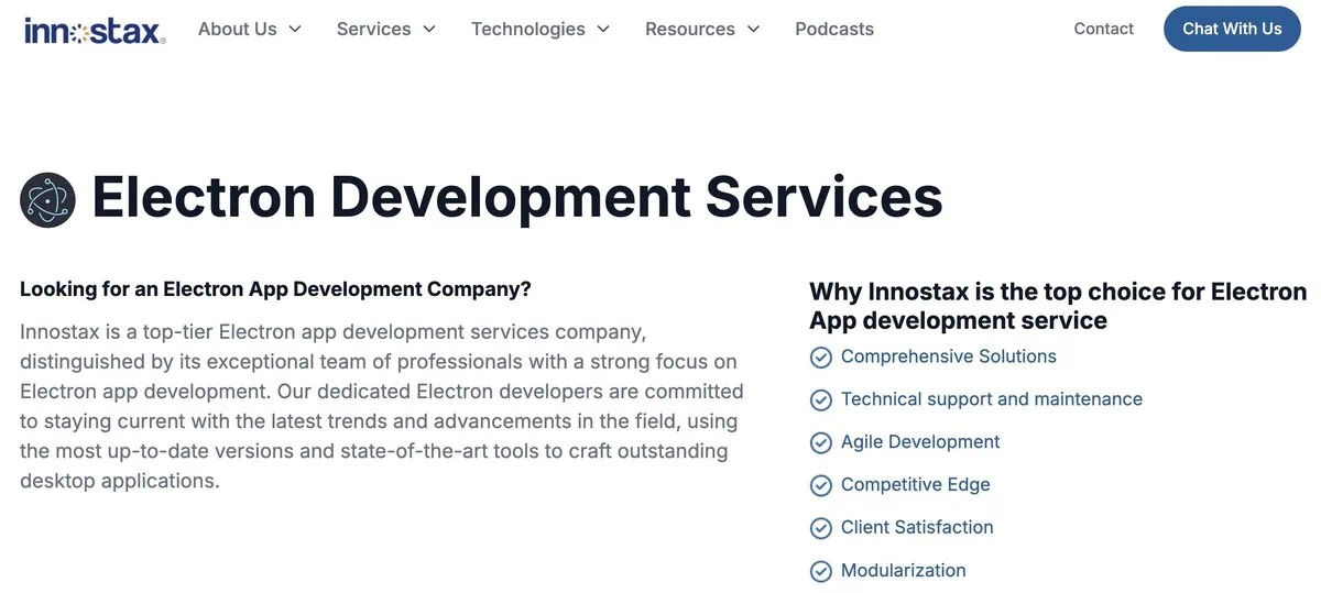 Innostax website