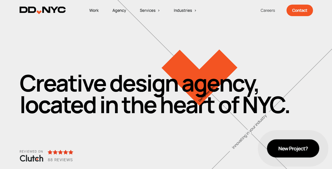 DD.NYC website screen