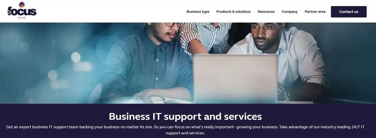 focus group Webpage