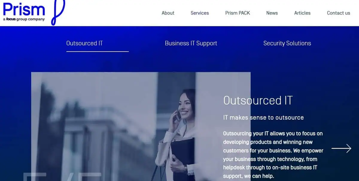 prism Webpage