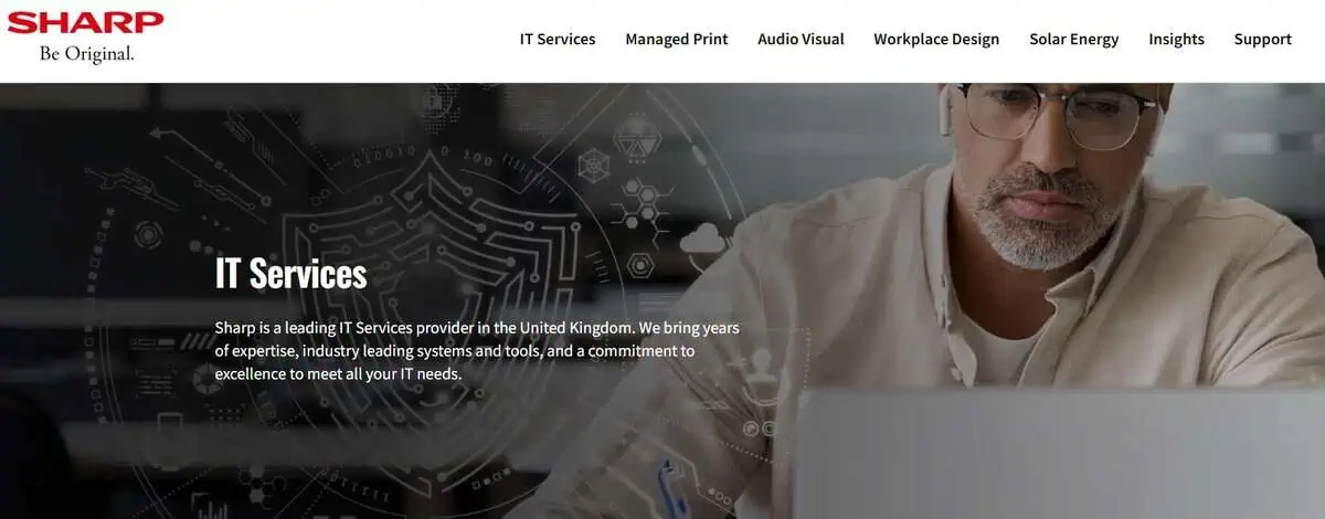 sharp Webpage