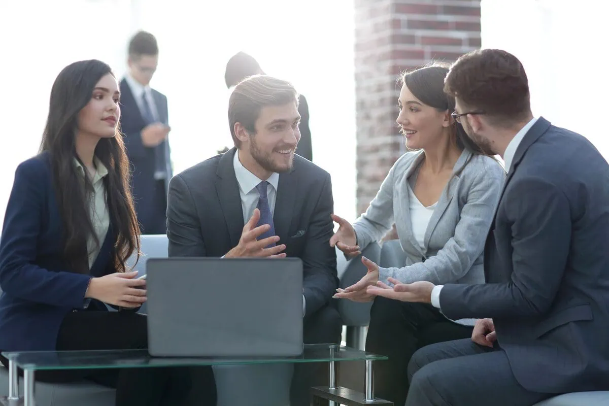 Meeting in the office