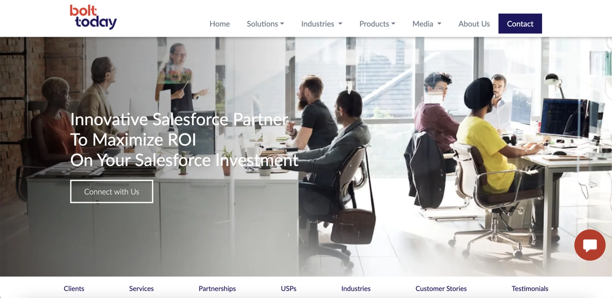 Bolt.today website screenshot