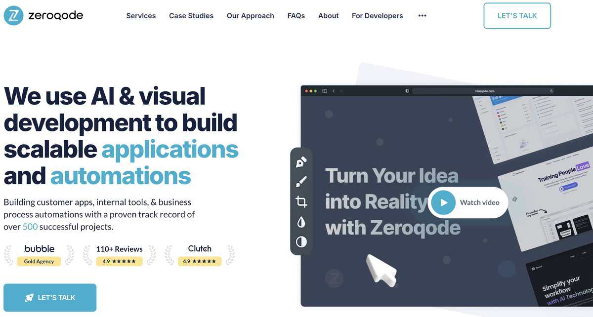 ZeroQode Webpage testimonial