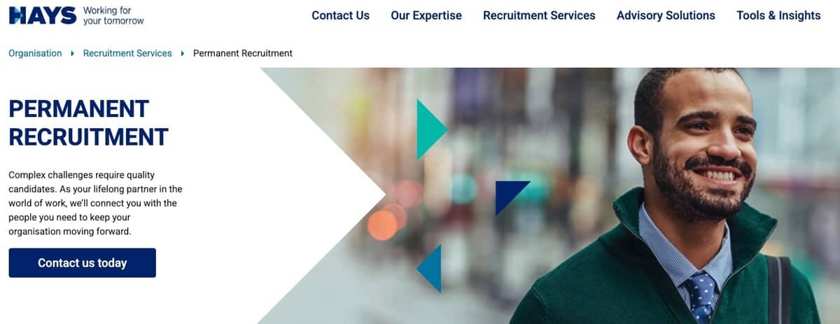 VRP Consulting website screenshot testimonial