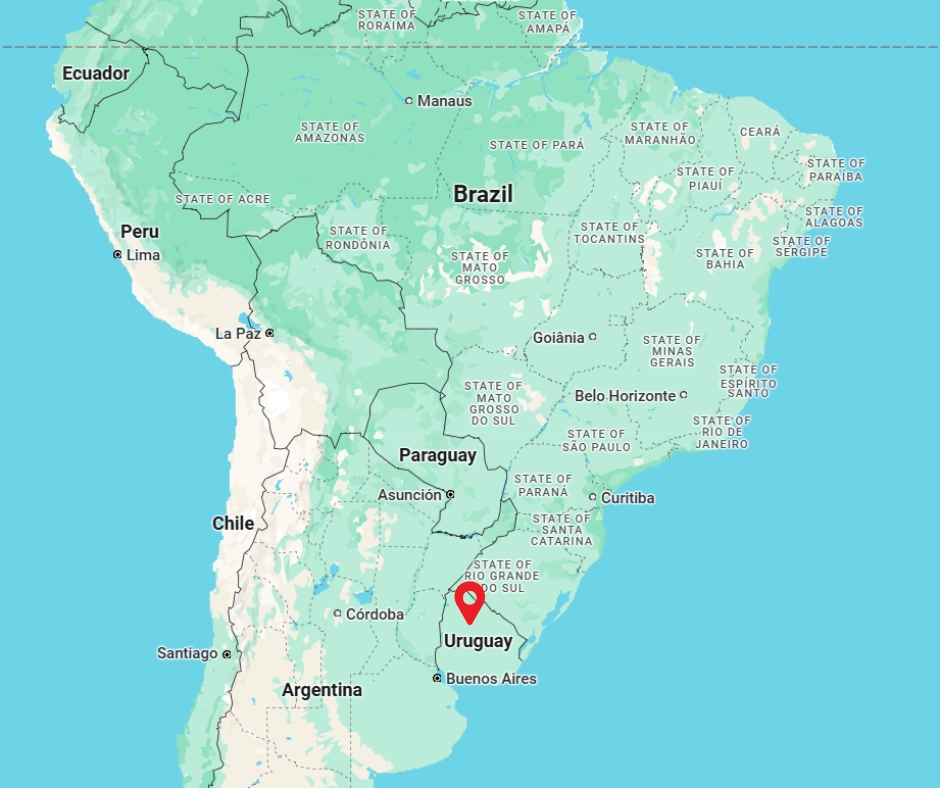Uruguay map