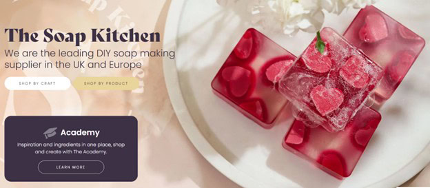 Soap website. testimonial