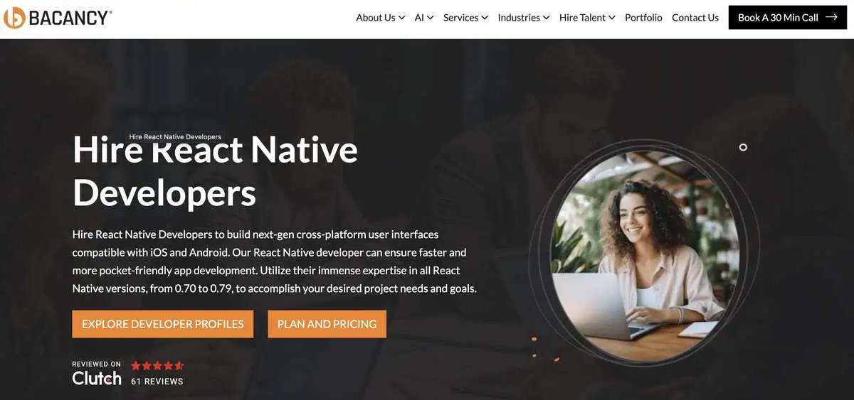 Bacancy Website