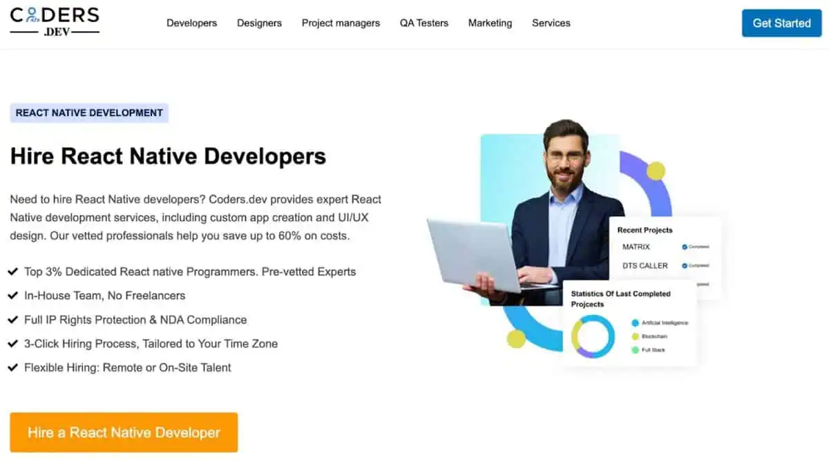 Coders.dev Website