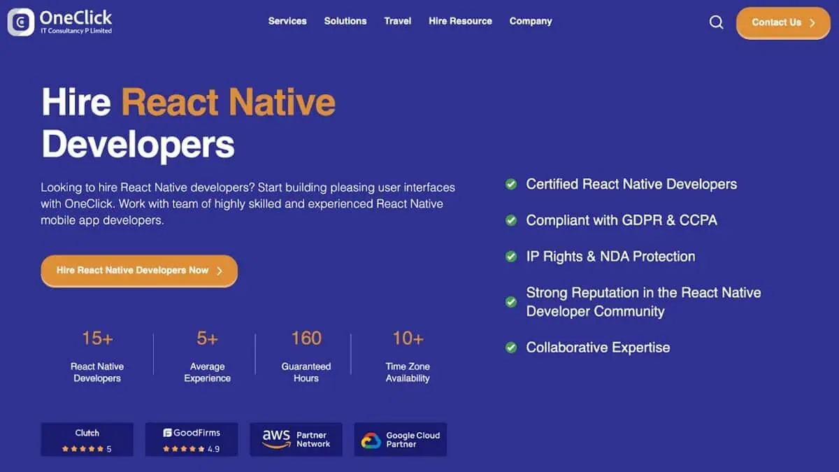 OneClick Website