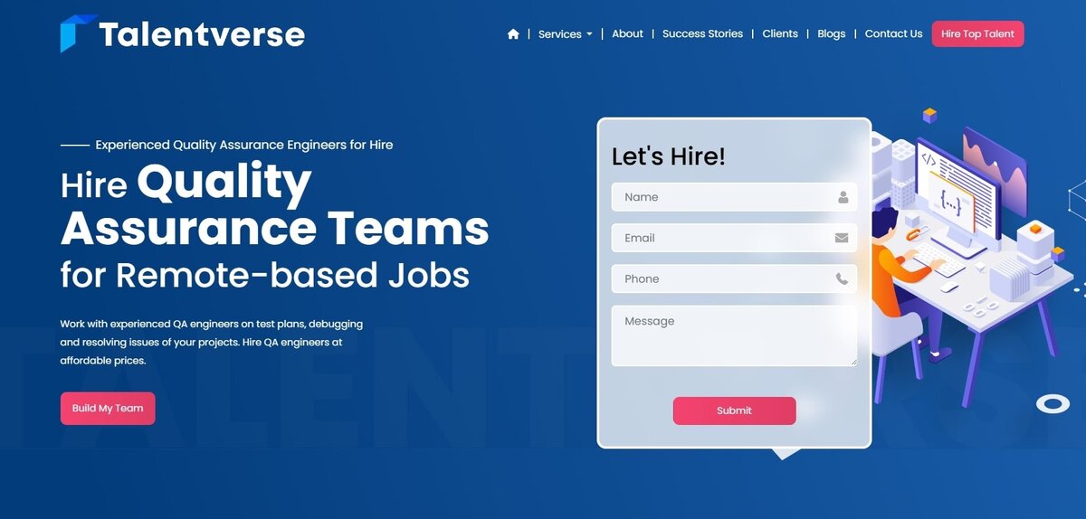 iCim Website testimonial