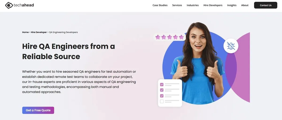TechAhead website