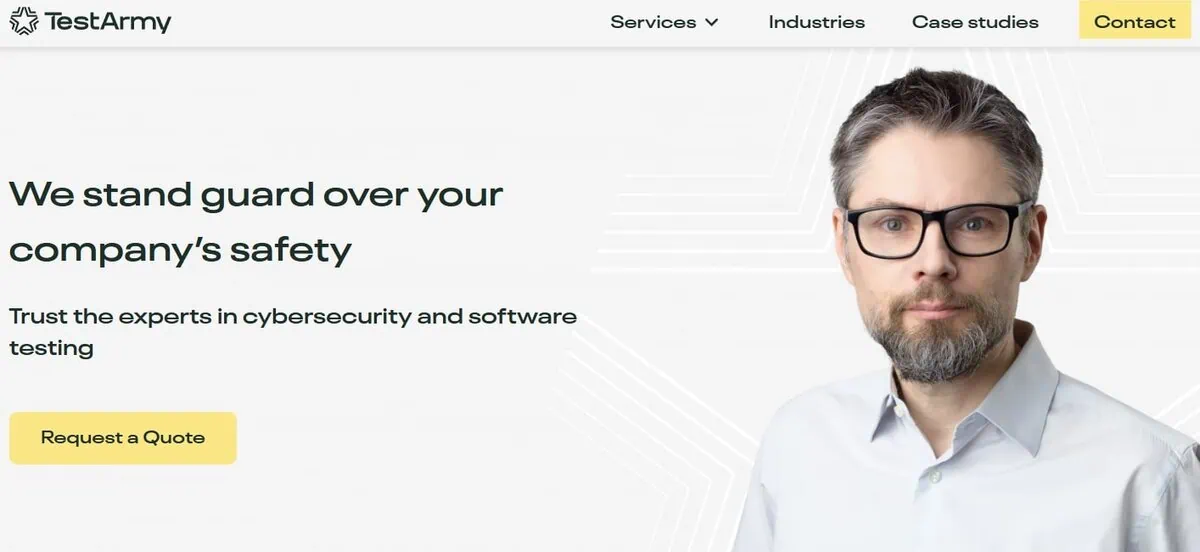 TestArmy Webpage