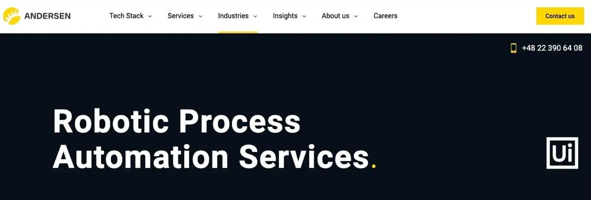 andersen Webpage