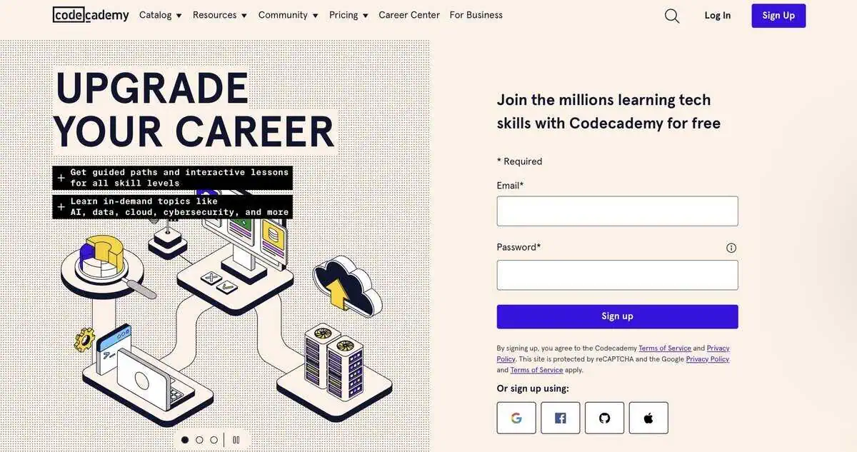 codecademy Webpage