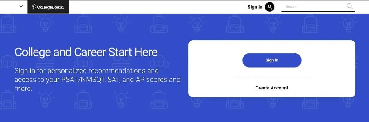 collegeboard Webpage