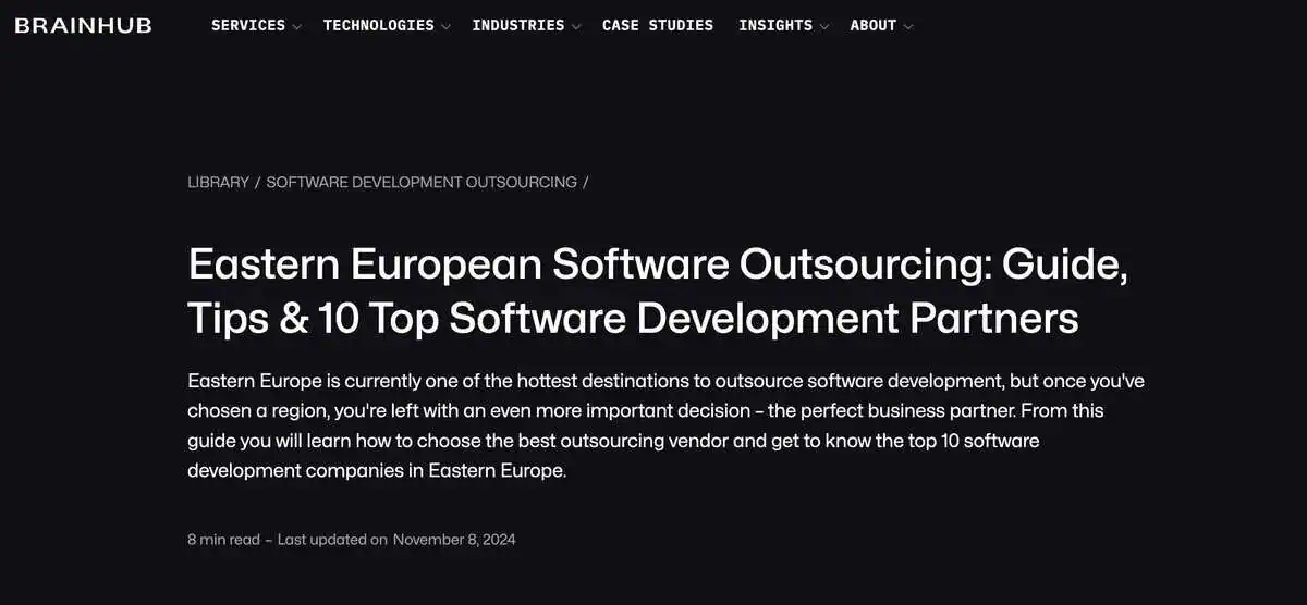 TechAhead website