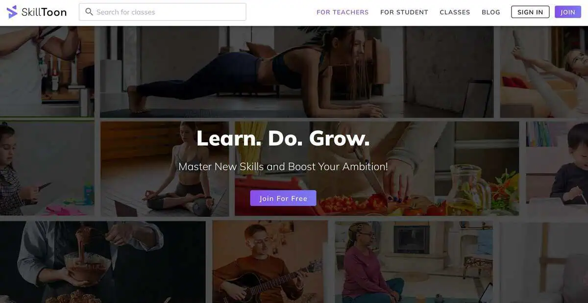 skilltoon Webpage