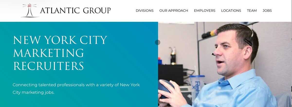  Atlantic Group website screen testimonial