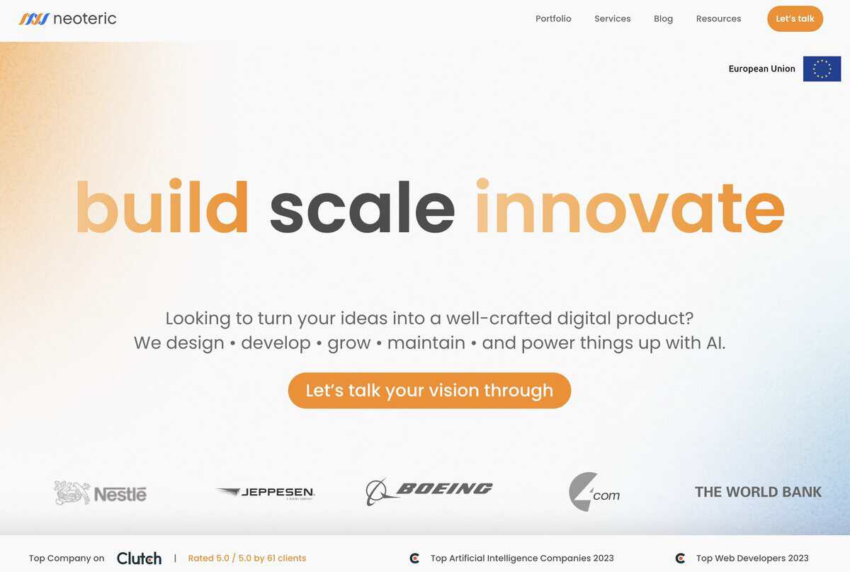 Ideamotive Webpage testimonial