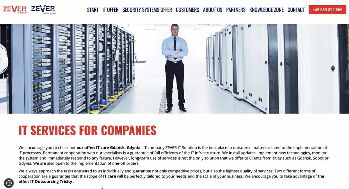 Adria Solutions Webpage testimonial