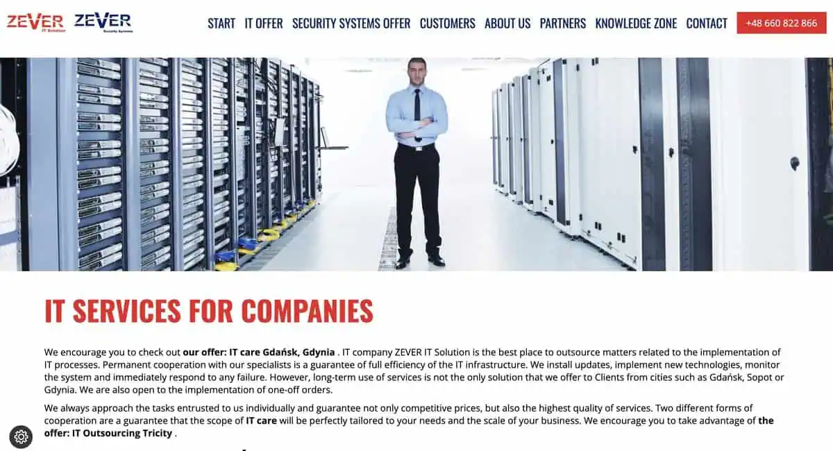 Adria Solutions Webpage