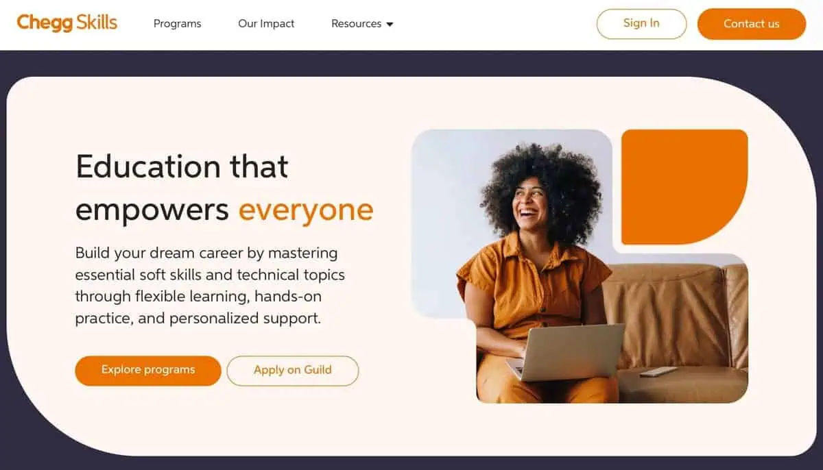 cheggskills Webpage